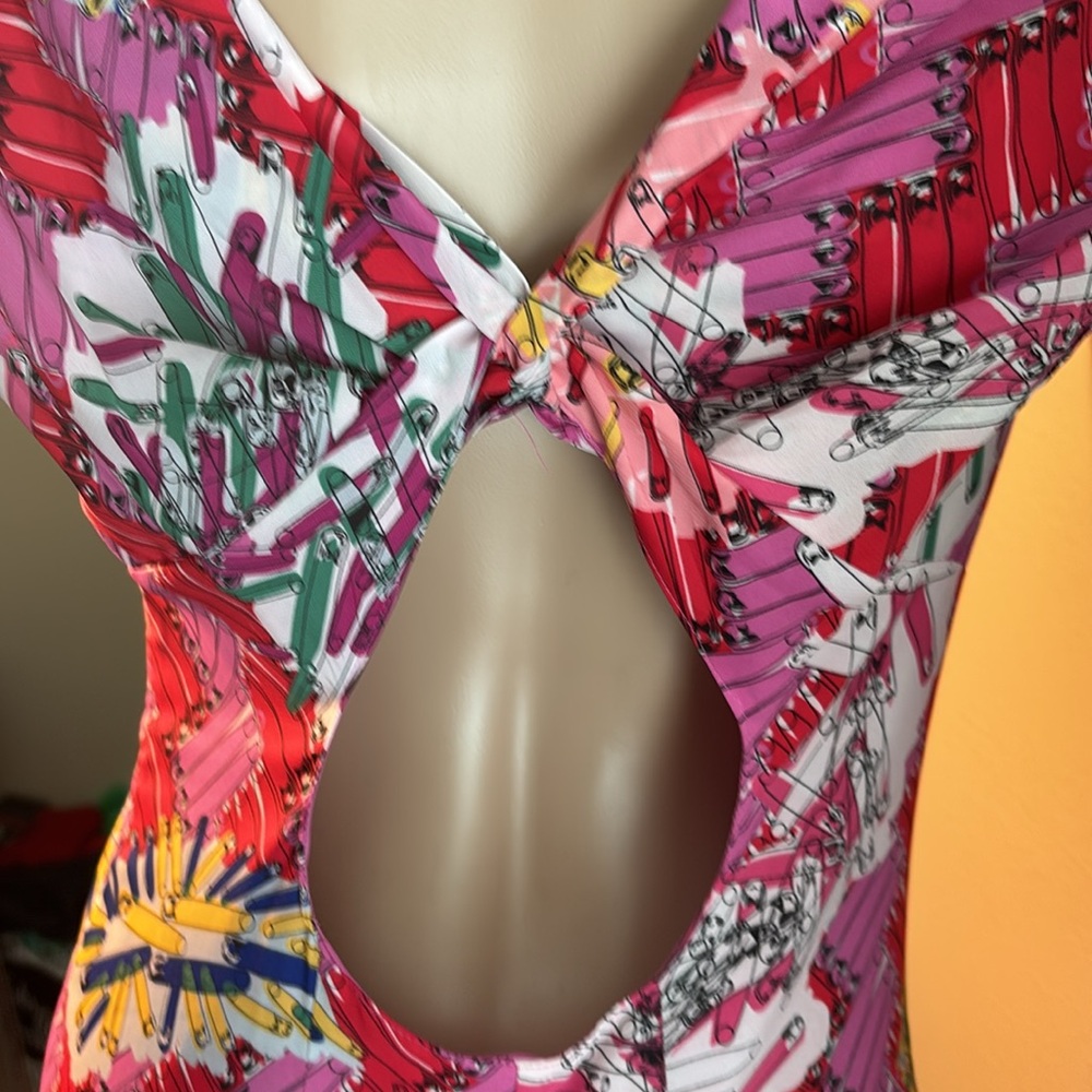 Zac Posen Target Pink Multi Maxi Dress 6